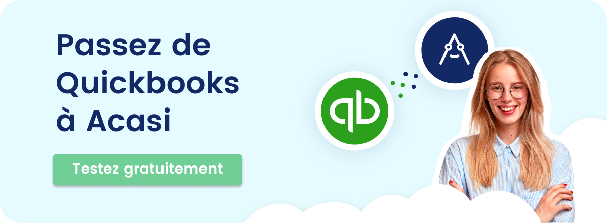 Passez de QuickBook à Acasi banniere