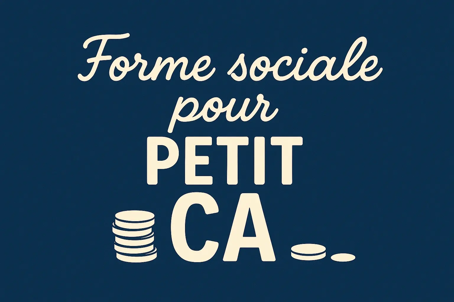 La forme sociale pour petit CA