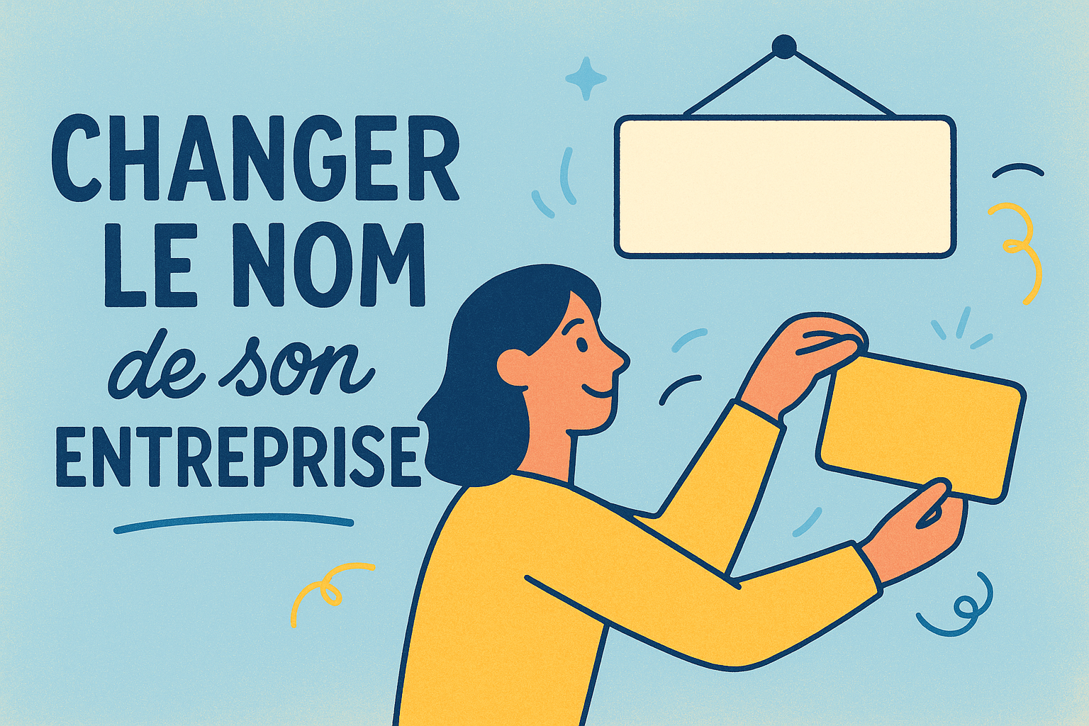 Changer le nom de son entreprise 