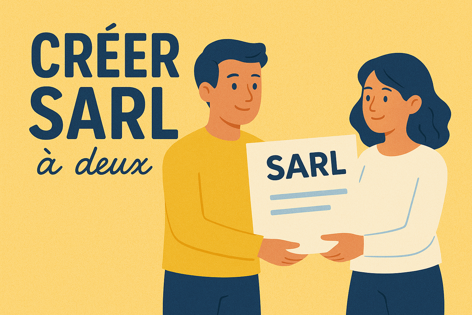 Comment créer une SARL à deux 