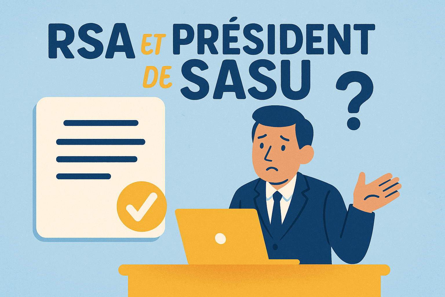 RSA et président de SASU