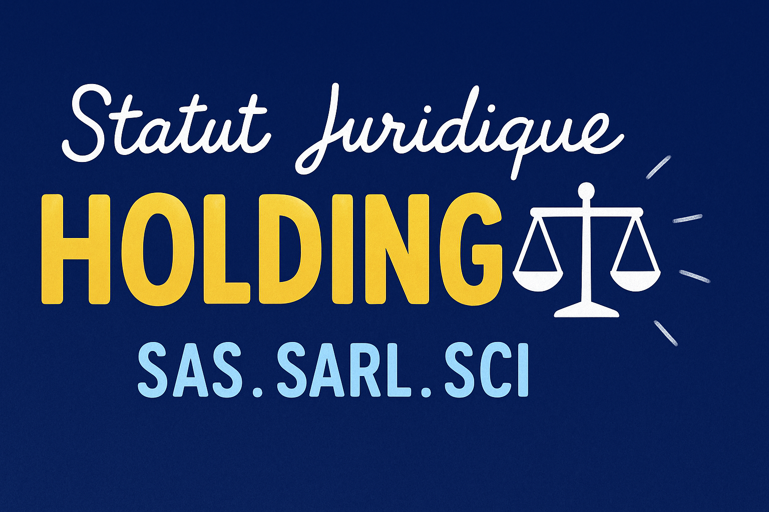 Statut juridique Holding 
